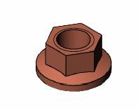 Nut, exhaust manifold