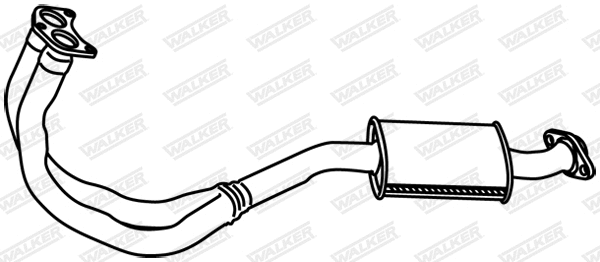 Front Muffler (16106)