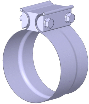 Clamping Piece, exhaust system