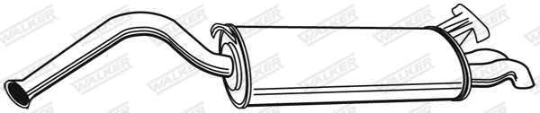 Rear Muffler (21209)