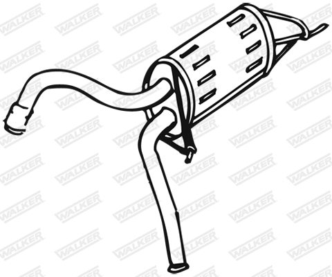 Rear Muffler (16809)