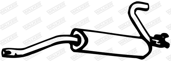 Rear Muffler (70702)