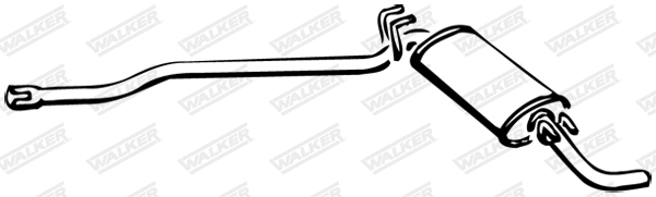 Rear Muffler (15162)