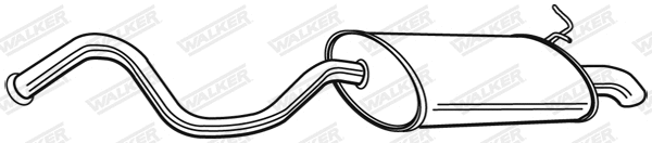 Rear Muffler (22858)