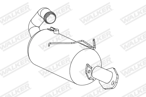 Soot/Particulate Filter, exhaust system (73344)