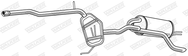 Rear Muffler (23607)
