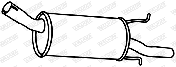 Rear Muffler (18861)