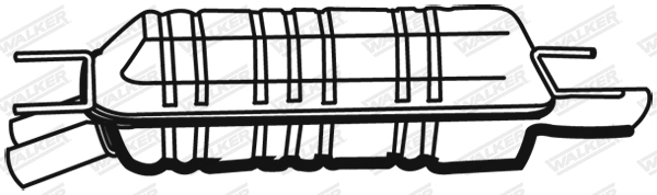 Rear Muffler (19373)