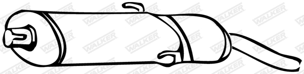 Rear Muffler (70365)