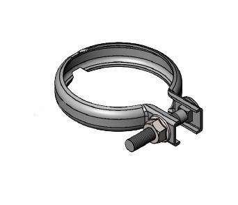 Clamping Piece, exhaust system