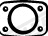 Gasket, exhaust pipe (80544)