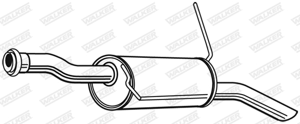 Rear Muffler (23689)