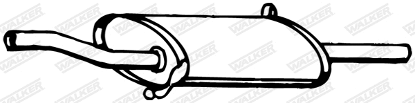 Rear Muffler (14164)