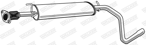 Centre Muffler (21498)