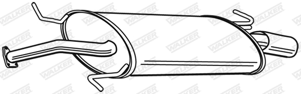 Rear Muffler (22947)