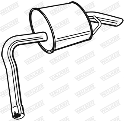 Rear Muffler (22641)