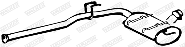 Centre Muffler (14654)