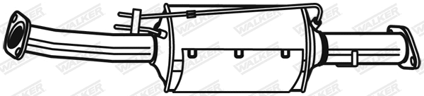 Soot/Particulate Filter, exhaust system (73215)