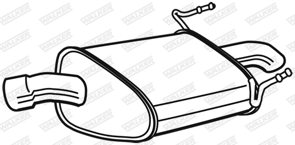 Rear Muffler (23033)