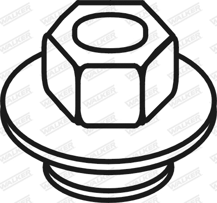 Nut, exhaust manifold (81781)