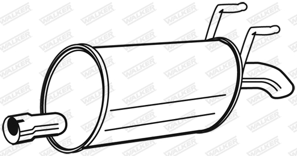 Rear Muffler (22528)