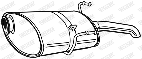 Rear Muffler (21608)