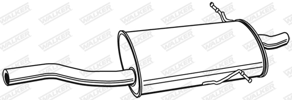 Rear Muffler (72301)