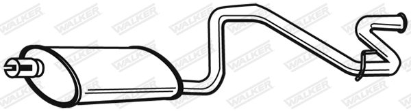 Rear Muffler (21704)