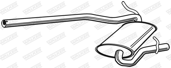 Centre Muffler (23185)
