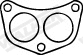 Gasket, exhaust pipe (80067)