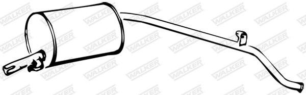 Rear Muffler (09663)