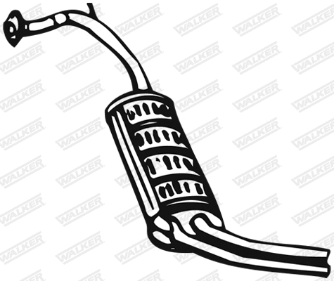 Rear Muffler (13899)