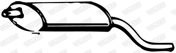 Rear Muffler (07849)