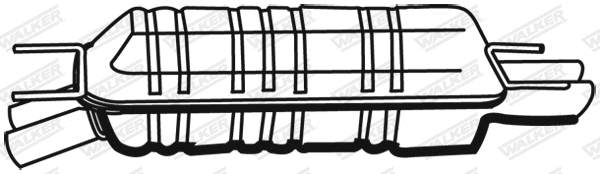 Rear Muffler (19378)