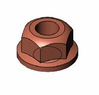Nut, exhaust manifold