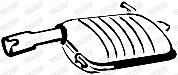 Rear Muffler (15514)