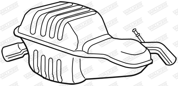 Rear Muffler (22911)