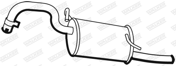 Rear Muffler (19718)