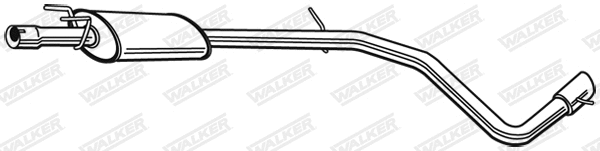 Centre Muffler (23923)