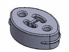 Rubber Strip, exhaust system (80677)