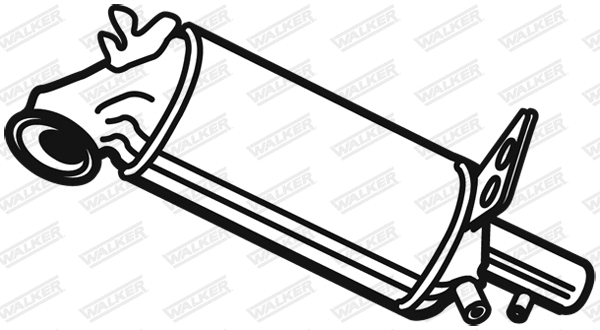 Soot/Particulate Filter, exhaust system (73045)