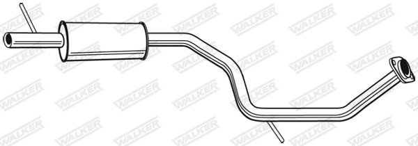 Centre Muffler (23881)