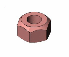 Nut, exhaust manifold