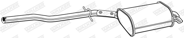 Rear Muffler (25095)