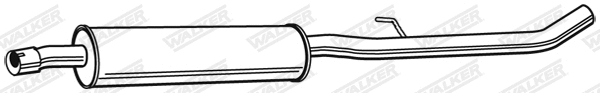 Centre Muffler (22779)