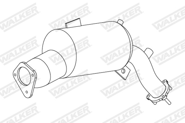 Soot/Particulate Filter, exhaust system (73388)