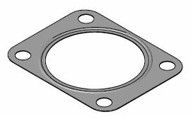 Gasket, exhaust pipe (81789)