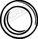 Gasket, exhaust pipe (82478)