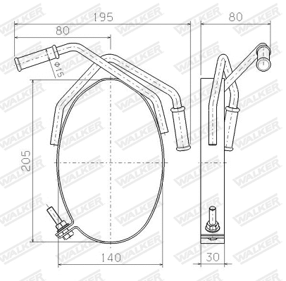 Mount, exhaust system (80598)