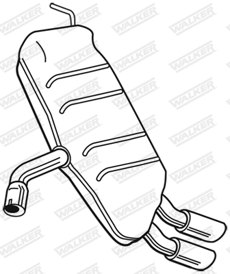 Rear Muffler (25119)